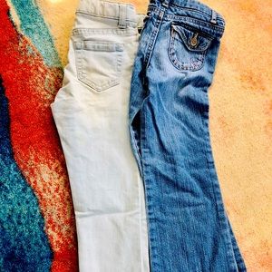 EUC 2 pairs of denims size 5
